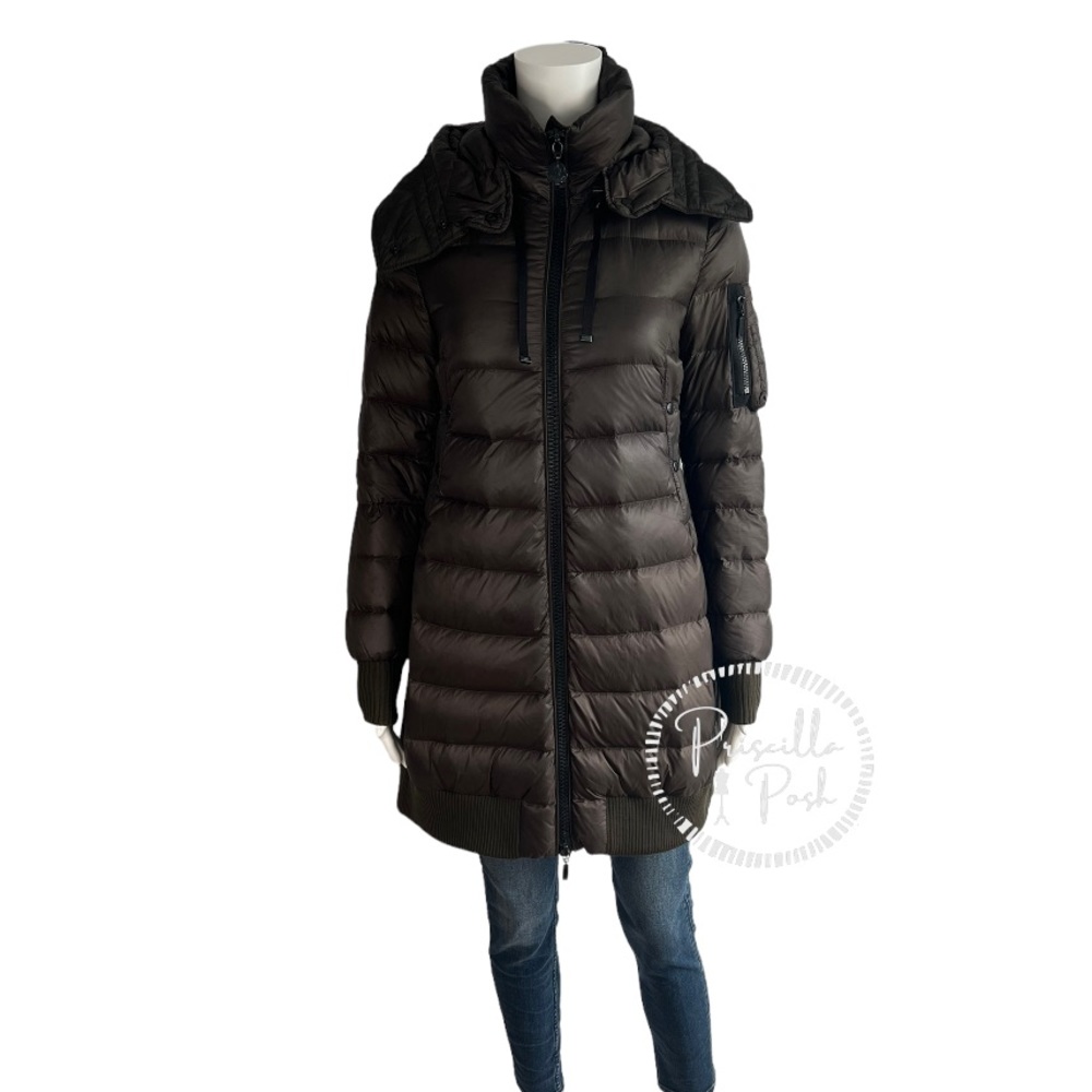 Moncler Drawstring-Back Puffer Jacket Olive Green… - image 3